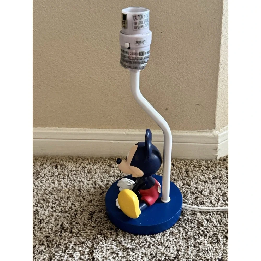 Disney Store Mickey Mouse Table Lamp Vintage Style‎ Authentic Works